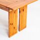 Dining table designed by Silvio Coppola for Fratelli Montina. Italy, 1970s