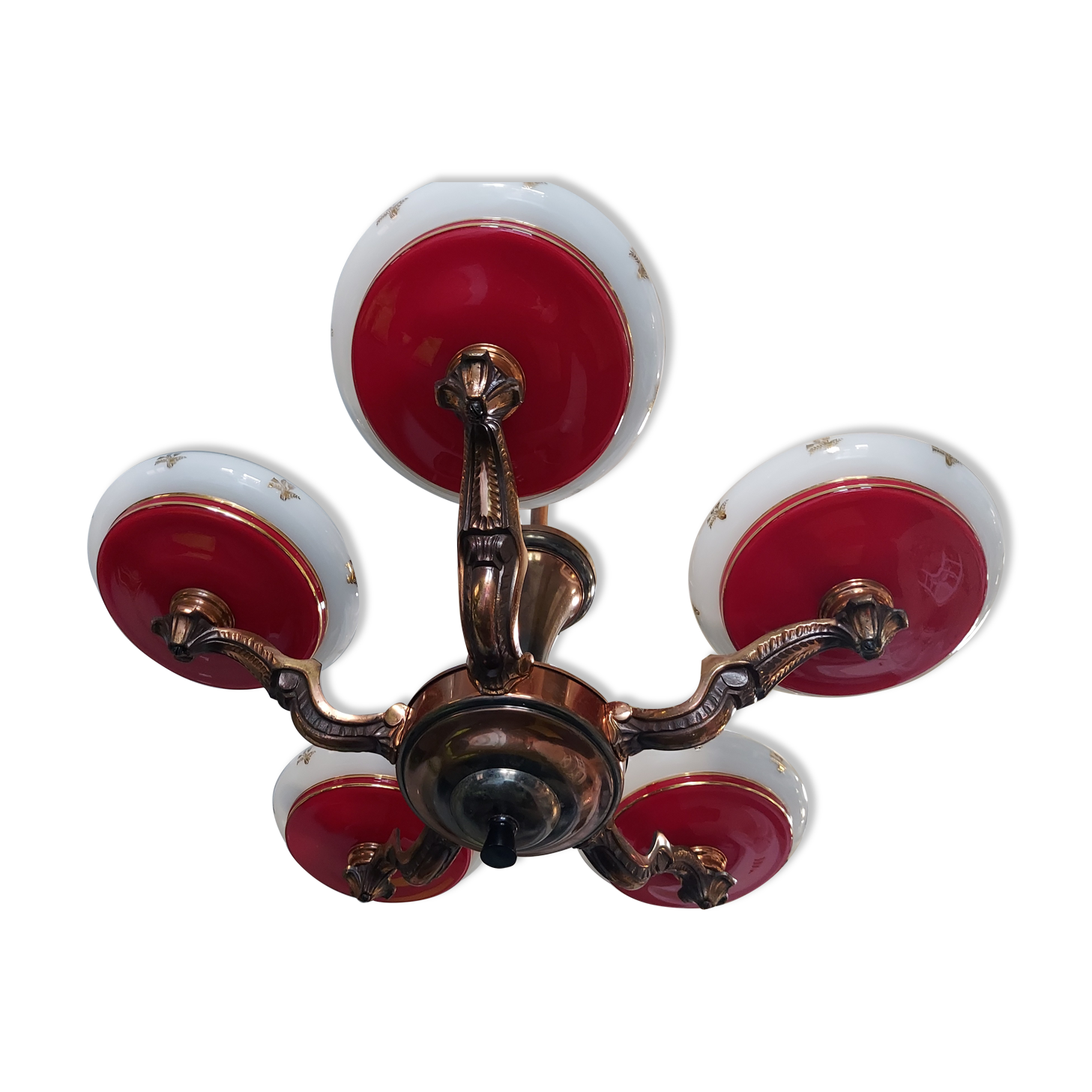 Vintage chandelier Art Deco vintage 1950