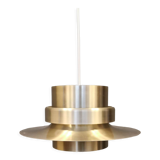 Danish hanging lamp in brass colored aluminum