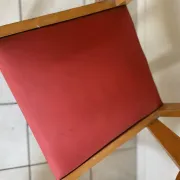 Rockabilly red armchair