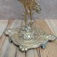 Antique brass candlestick heron – Orientalist Art Nouveau style