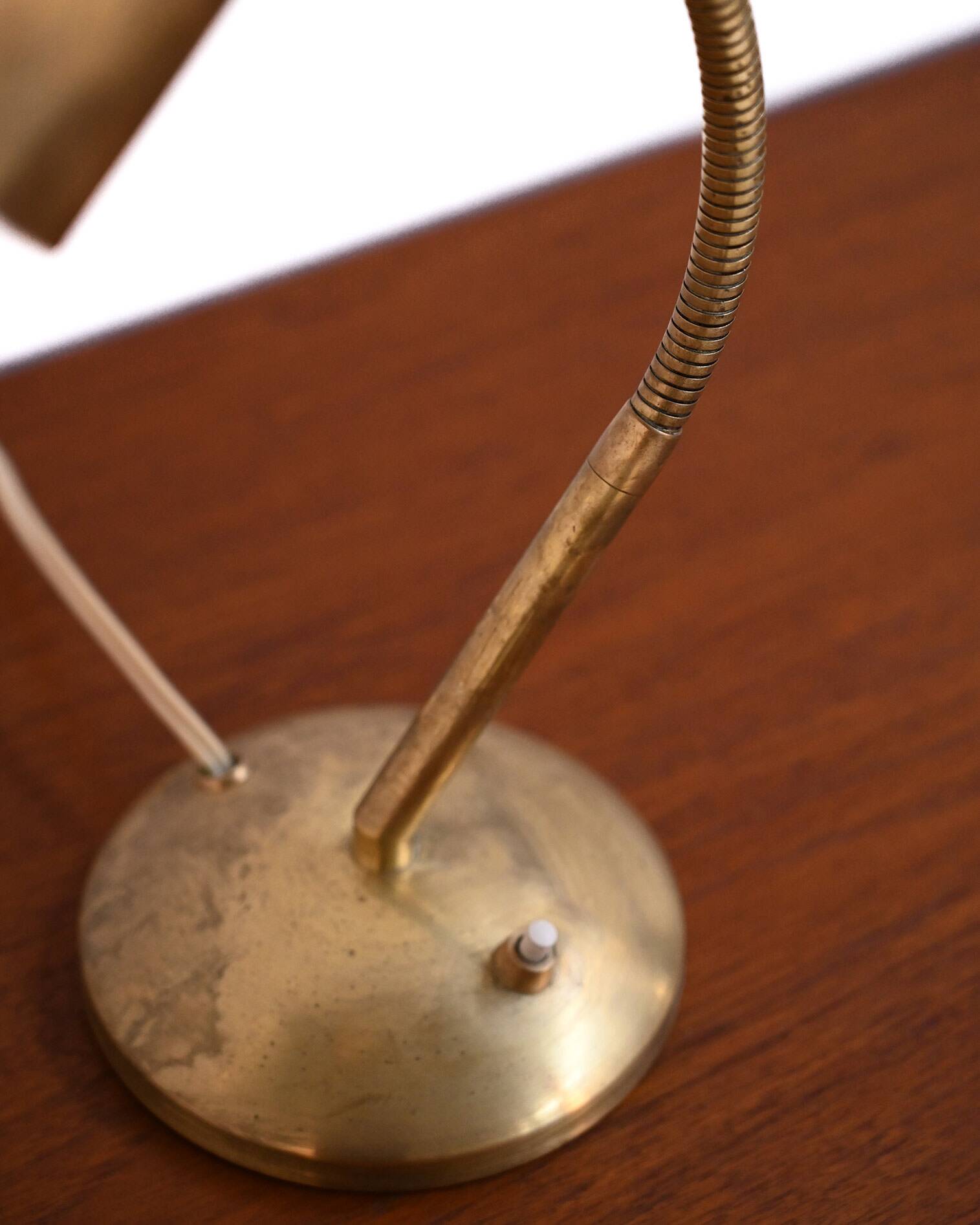 Scandinavian adjustable table lamp, 1950s