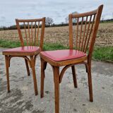 Set of 2 Baumann bistro chairs, model no. 12