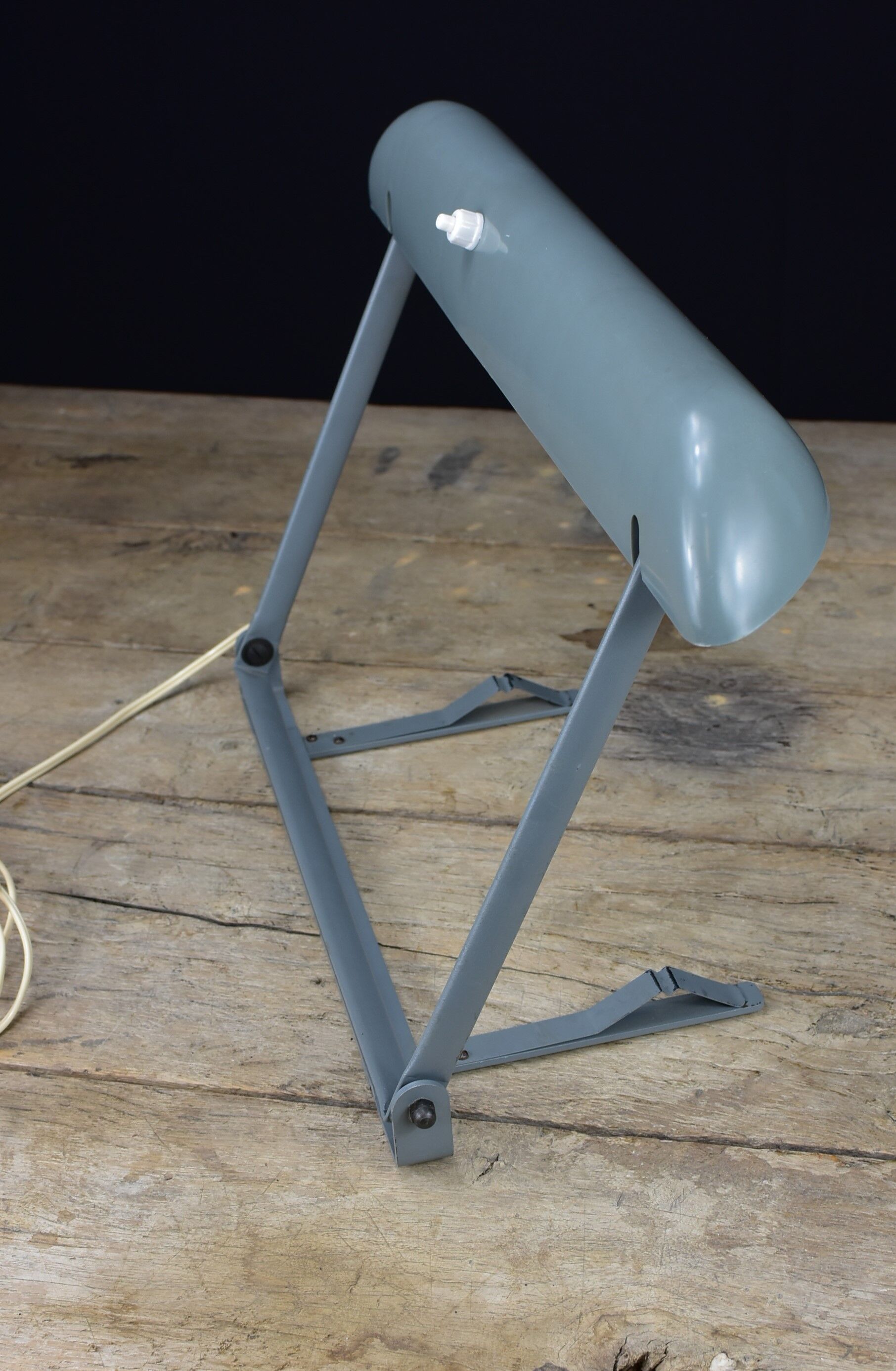 Industrial grey lamp