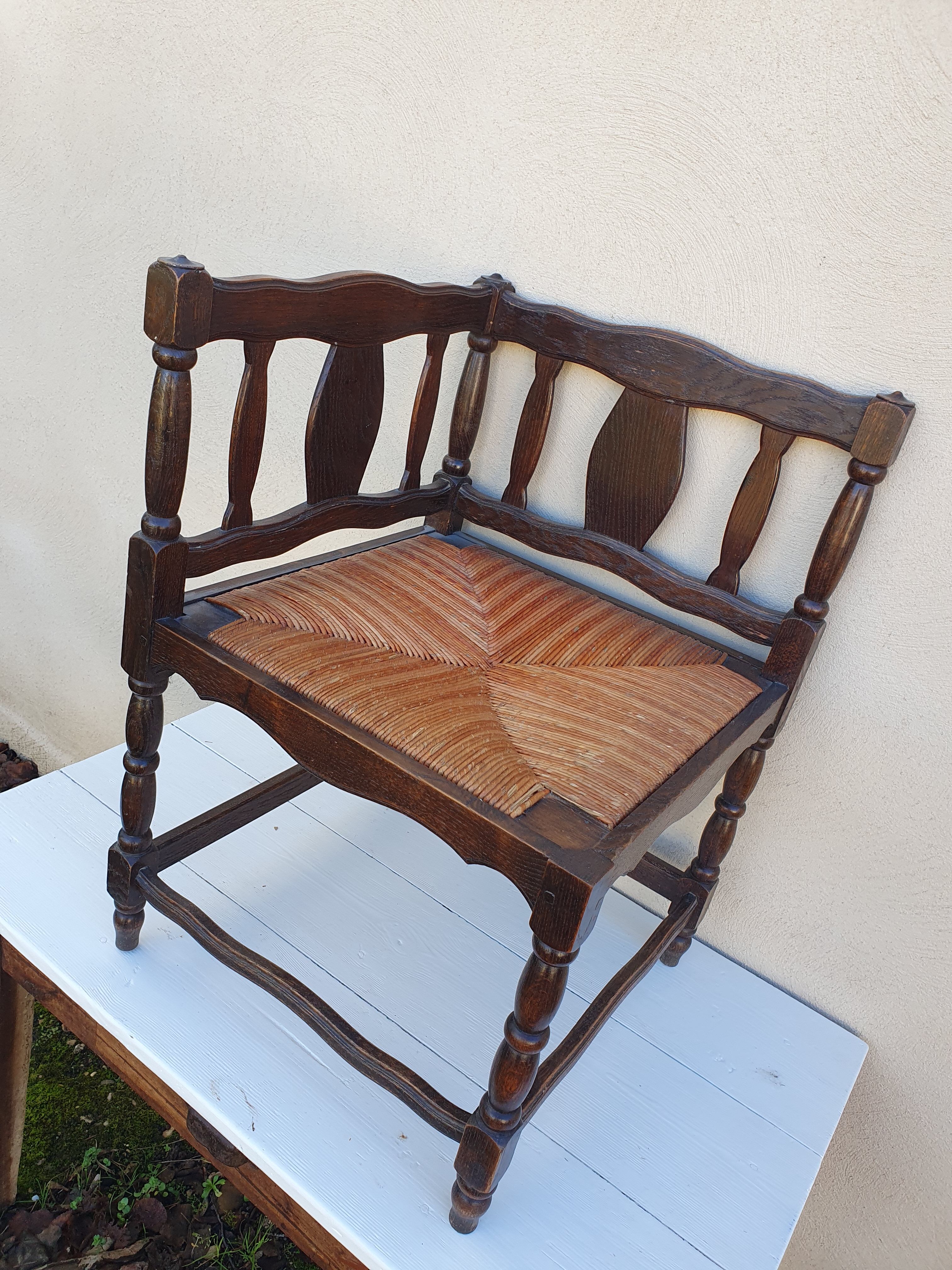 Vintage fireside armchair