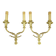 Large pair of Louis XVI style wall sconces from the 19th century - gilded bronze.