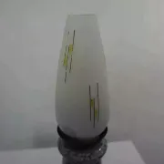 Lampe en céramique et opaline années 50