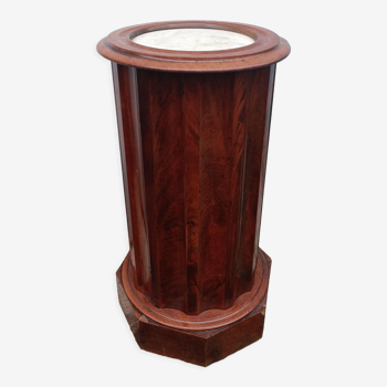 19th century Sommo mahogany bedside table