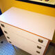 Commode vintage revisitée en rose poudre