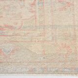 6x9 Pale Red & Beige Vintage Rug