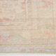 Tapis vintage rouge pâle et beige