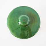 Green glazed ceramic box
