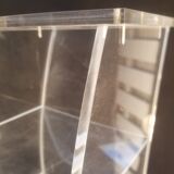 Plexiglas CD storage column - Vintage design 80s