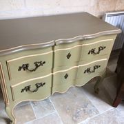 Commode arbalète deux tiroirs