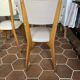 (Lot) 4 pastel multi-colored chairs (Monobloc)