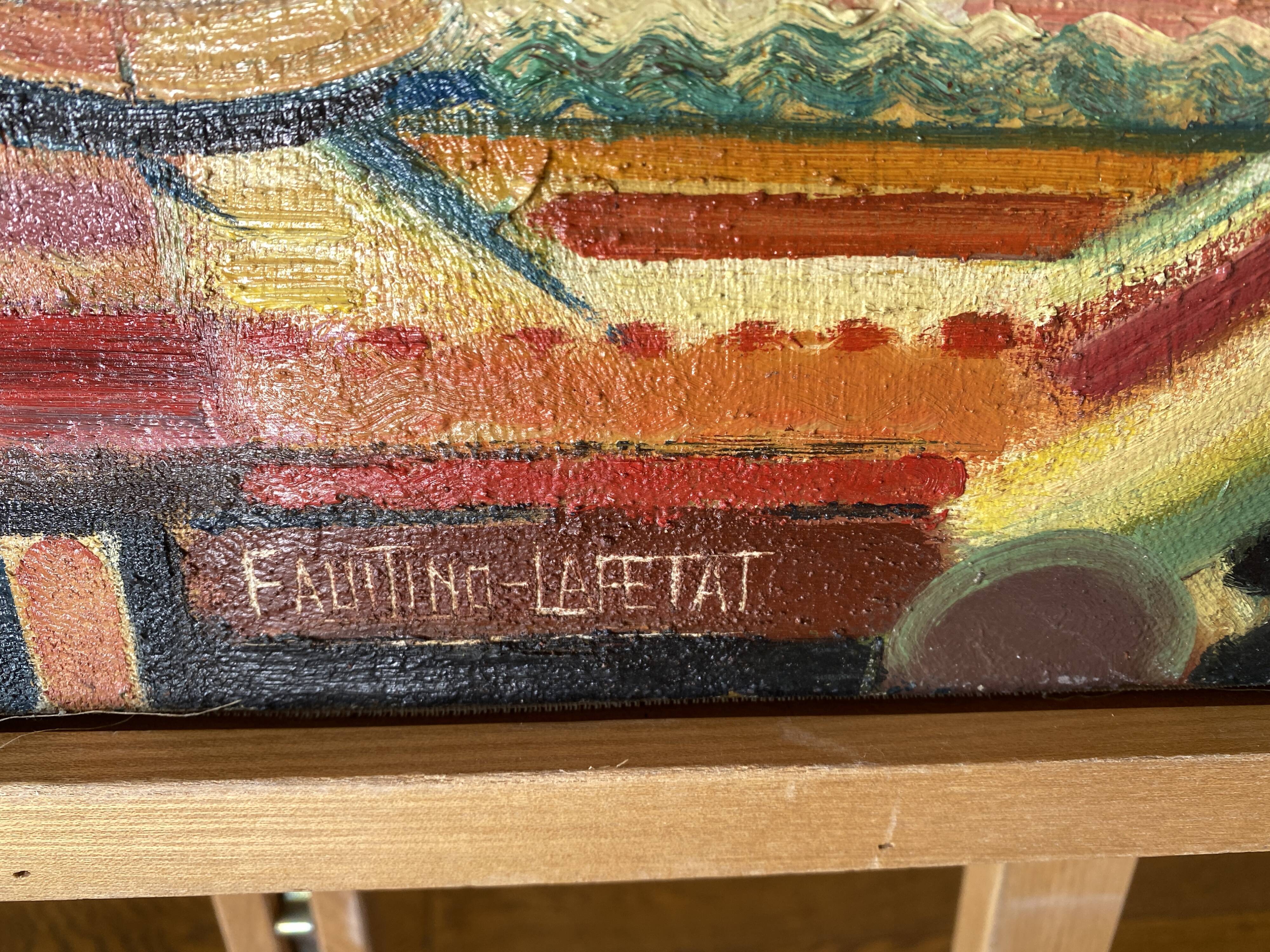 Still life by Mario Faustino Lafetat