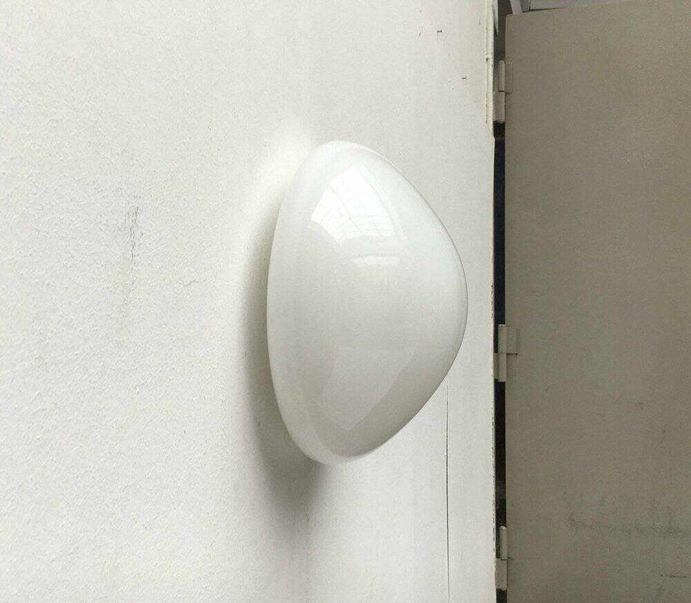 Ceiling or wall lamp model 961 modern mid-century by Wilhelm Wagenfeld for Lindner, Germany, 1950s.