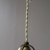 Vintage pendant lamp in opaline