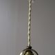 Suspension vintage en opaline plissee