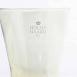 Vase scandinave en verre jaune Holmegaard
