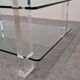 Glass and Lucite coffee table by Karl Springer, USA circa 1980