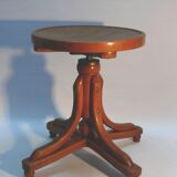 Tabouret de piano / tabouret pivotant, J. & J. Kohn company, tabouret ancien en bois courbé, vers 1900