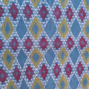 Tapis couloir bleu fait main traditionnel