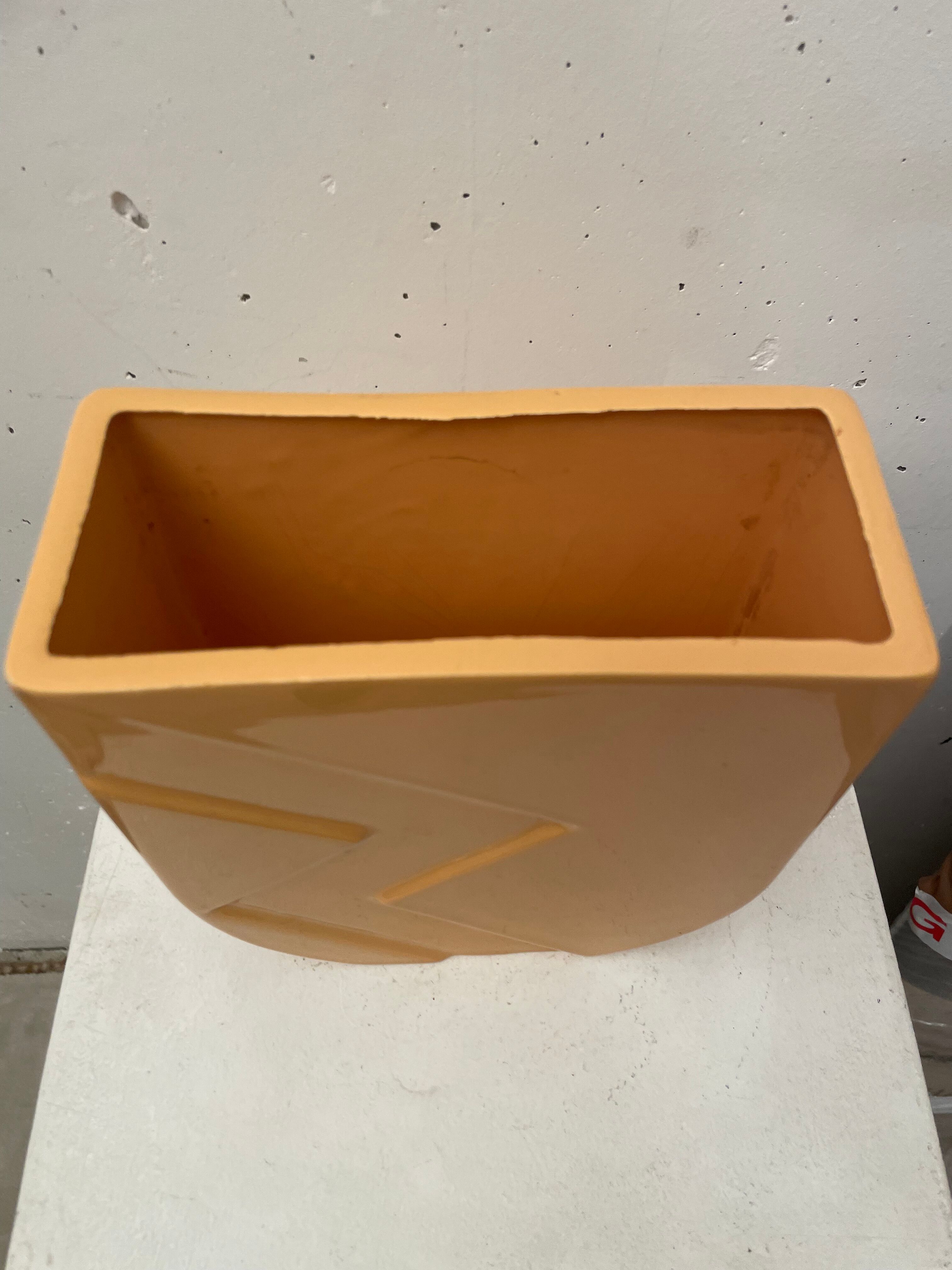 Postmodern ceramic vase 1980