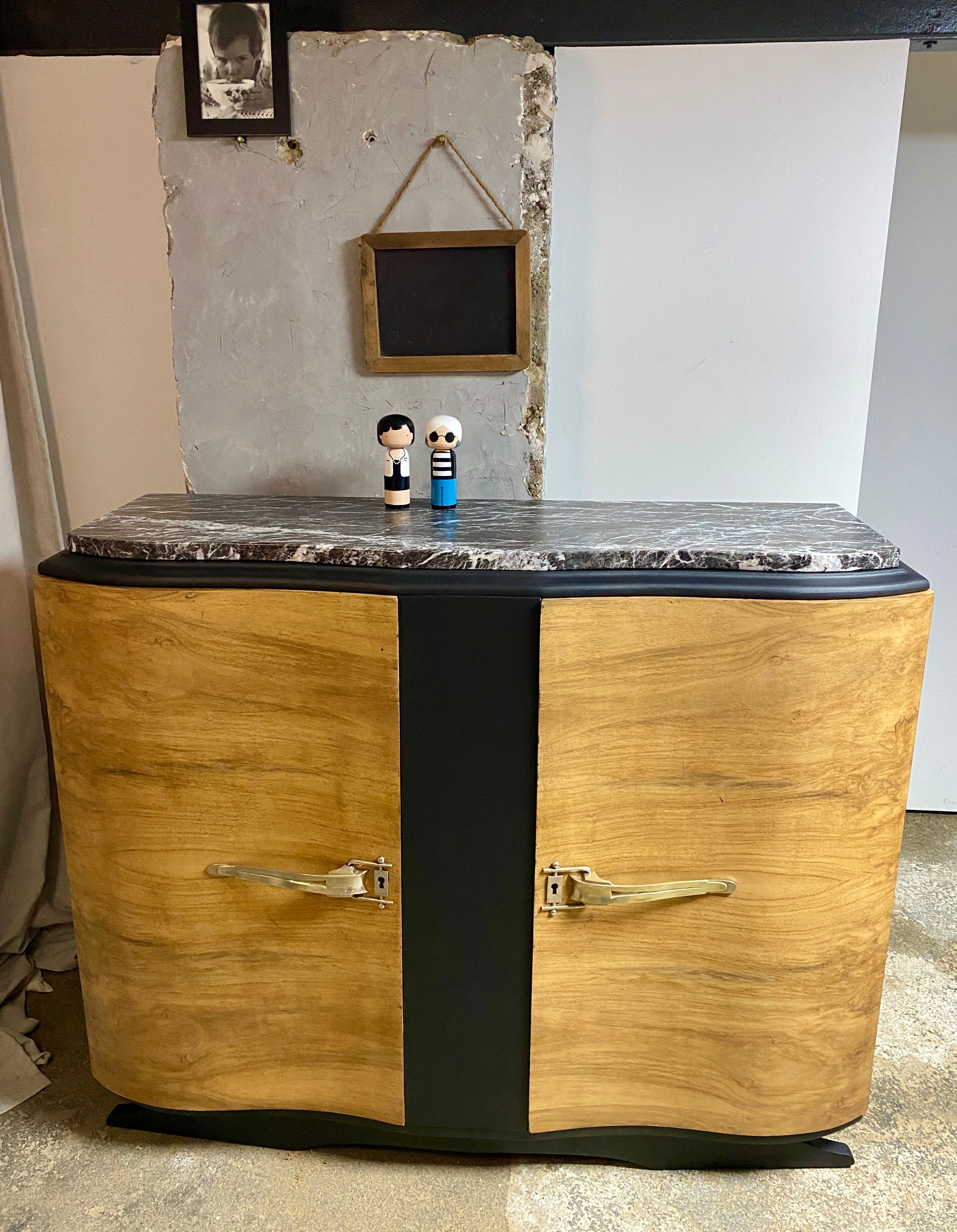 Buffet art deco avec marbre