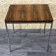 60s 70s teak office table desk chrome frame Danish design