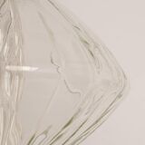 Large glass tulip-shaped pendant light by Cosack, Germany, 1970s.