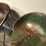 vintage industrial stool / tabouret