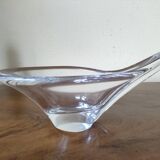 Set of Daum crystal vases and candle holders