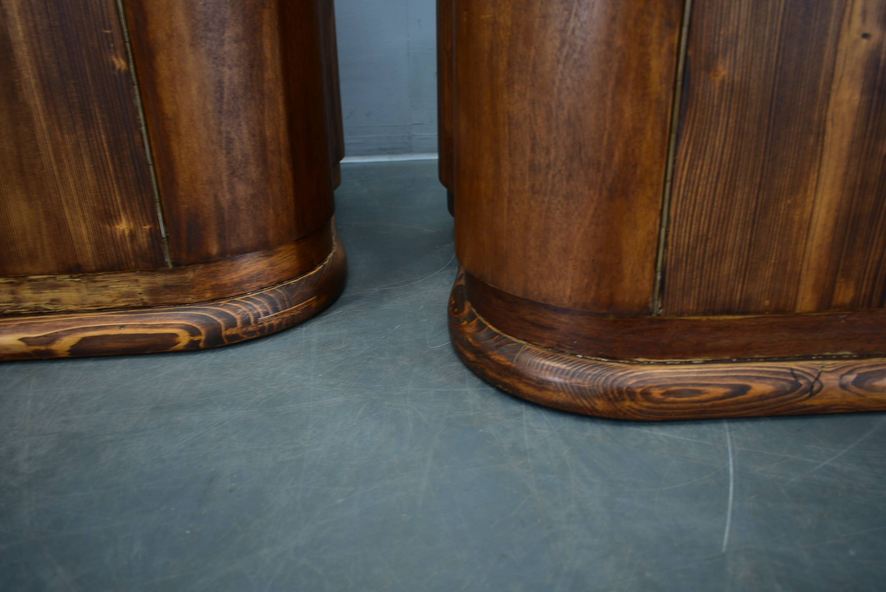1939s Pair of Art Deco Bedside Tables, Czechoslovakia