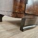 Art Decò console in mahogany burl