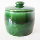 Green glazed ceramic box