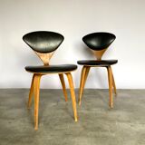 Chaises Norman Cherner pour Plycraft. USA, années 1960