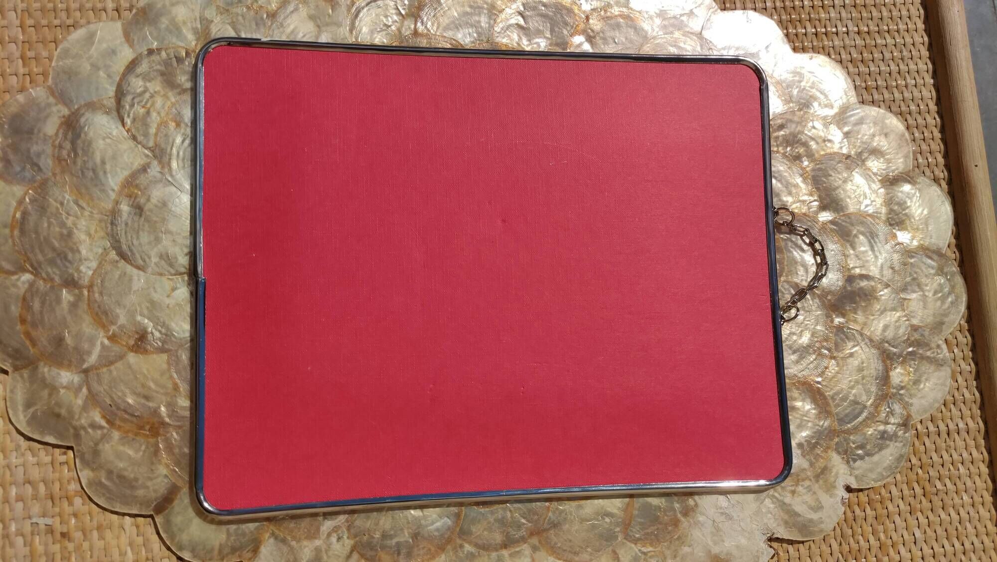Miroir barbier vintage 29 x 22,5 cm