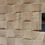Army camp bed - daybed - jute braiding