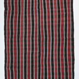 7x10 Kilim Red & Green Striped  Kilim Rug, 202x312Cm