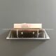 Italian stainless design sconce