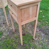 Pair of antique Louis XVI style bedside tables