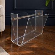 Porte revue vintage en plexiglass par David lange