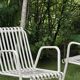 Chaises de jardin en métal vintage italiennes des années 1950 - ensemble de 4
