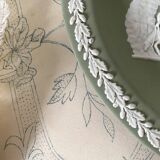 Heart-shaped pocket tray Wegwood in green jasper