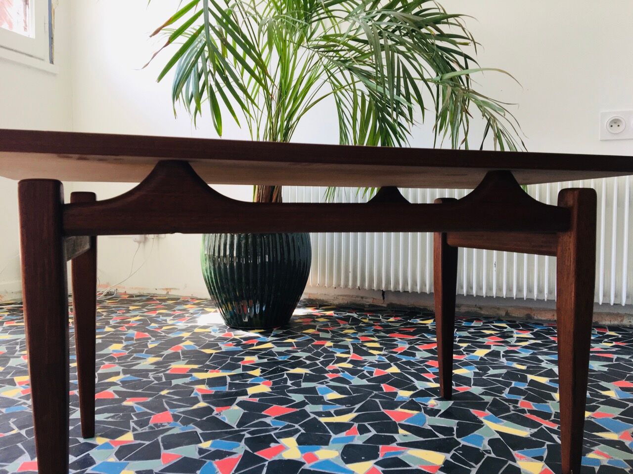 Teak coffee table by Louis Van Teeffelen