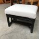 Maugrion rattan poufs for Roche Bobois vintage 70s
