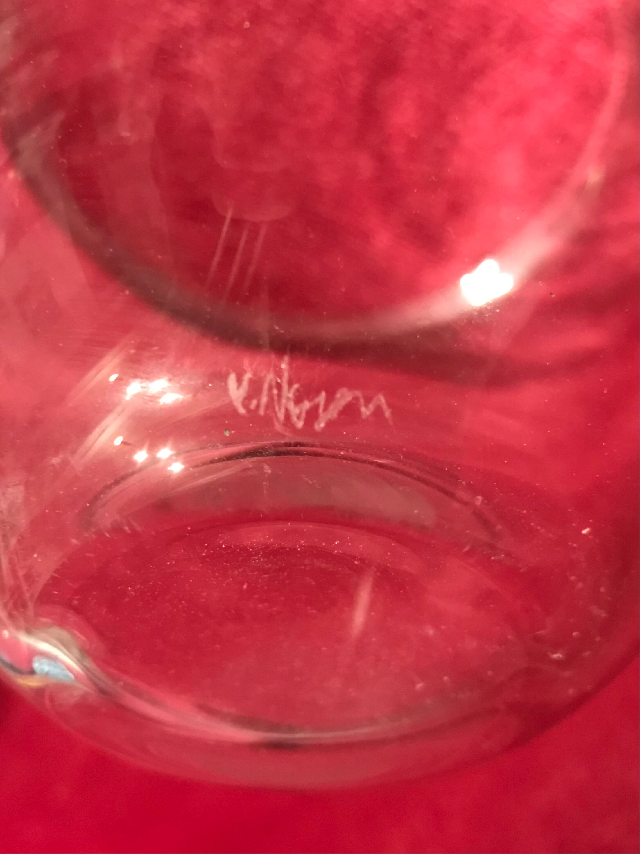 Murano Nason glass candy box signed
