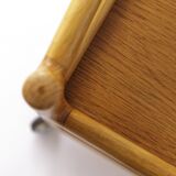 Vintage Serving Trolley Oak 1970s Danish