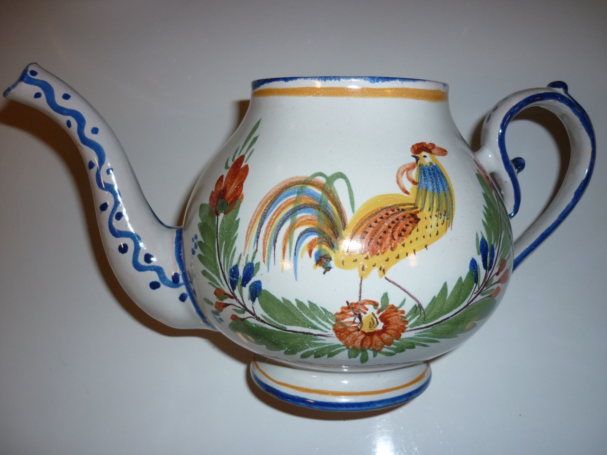 Set coffee-tea rooster decorations